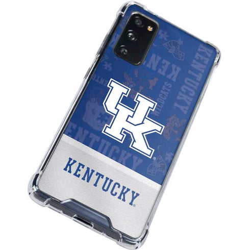University of Kentucky Jersey Split Galaxy S20 FE Clear Case
